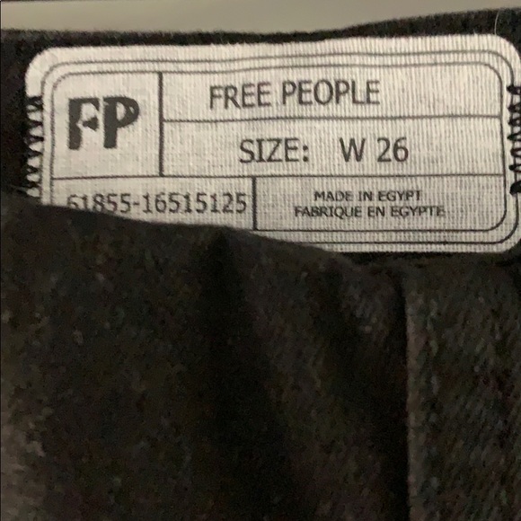 Free People Jeans Jeggings Skinny Pull on Pants size 26 NWT - Picture 3 of 5